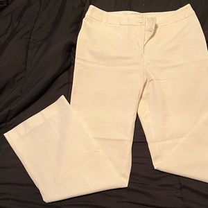 Womens Offwhite Dress Pants
